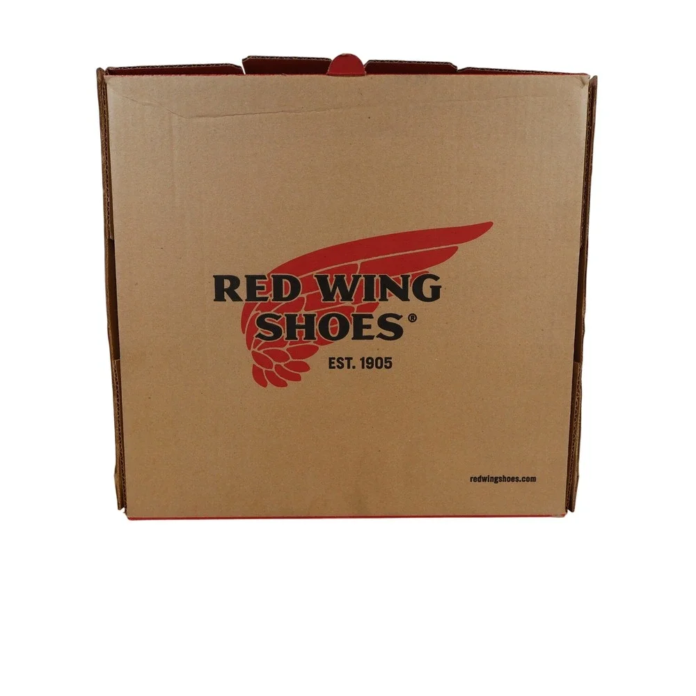 Red Wing 1411 Work Boots Mens 9 Brown Leather DynaForce Waterproof Insulated USA